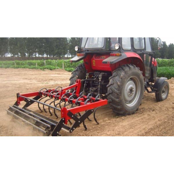 Agricultural Machinery S Tine Cultivator with Roller 2.1m Cultivator Tillage for Tractor 3ZS