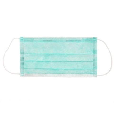 Water Proof Green Disposable Mask Not Stimulation Easy Degradation Light Weight