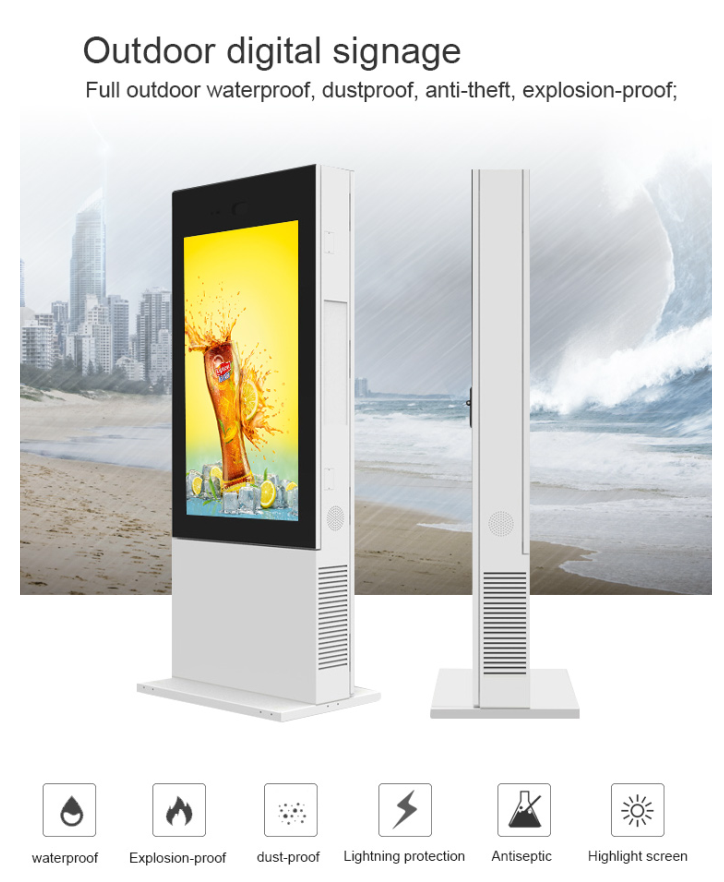 Модульный Signage IP65 на открытом воздухе умный WiFi цифров