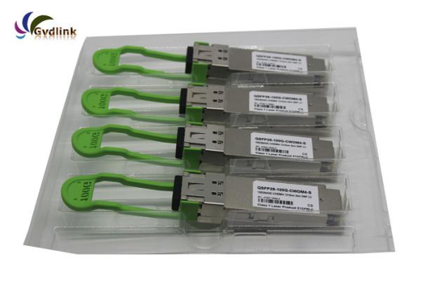 Transceptores 100G QSFP 100GBASE-CWDM4 óticos duplos dos CDR 2km