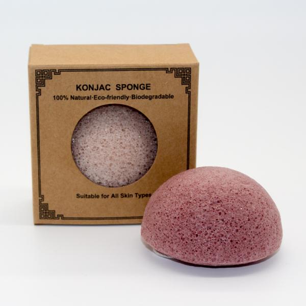 Естественная губка красной глины Konjac