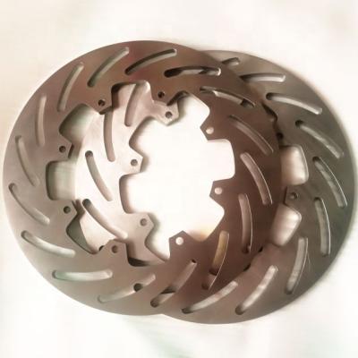 12 x .360 8 x 7 Bolt Circle Universal Sprint Car Titanium Inboard Brake Rotor Universal Fitment with Titanium Finish