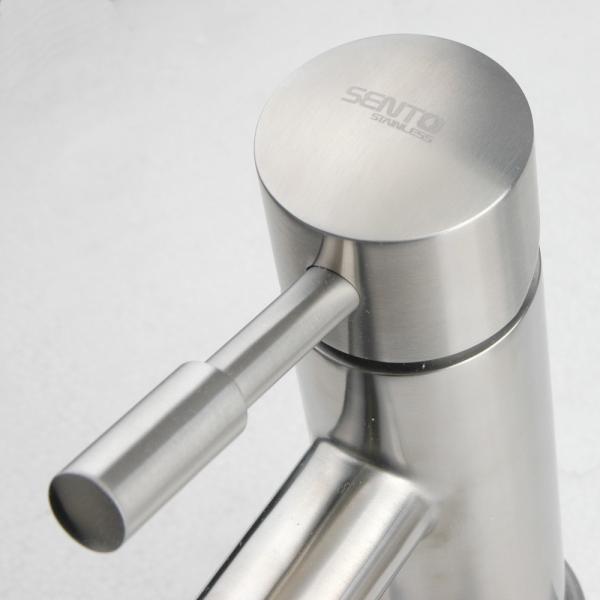 Healthy lead free cupc faucet stainless steel basin faucet kitchen sink faucet