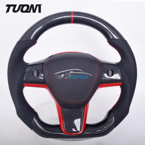 Tesla Model 3 / Y Carbon Steering Wheel With 1 Year Warranty