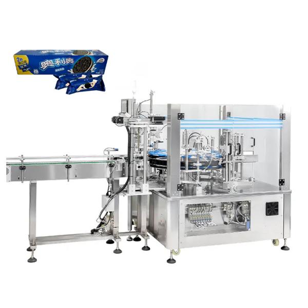 25-55 Cartons/min Vitesse d'emballage Machine d'emballage de carton pour une plage maximale 350*195*140 mm Taille de carton