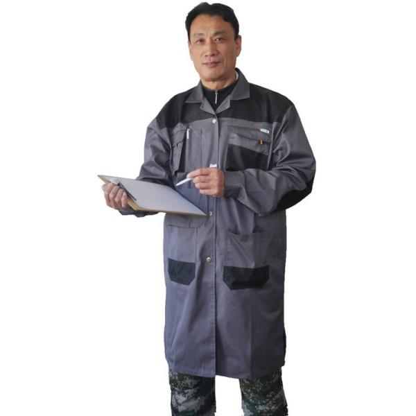 Contrasted Industrial Work Jackets And Coat With Multi Pockets 100% Cotton Twill