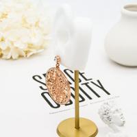 Large Hoop Yellow Gold Diamond Earrings Chandelier Gold Star Stud Earrings