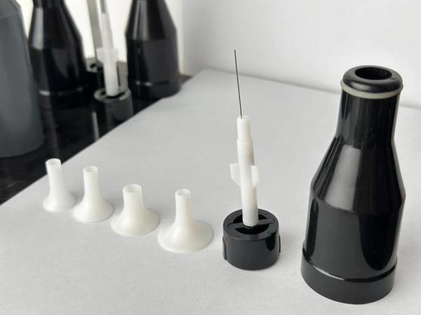 Fabricação de substratos de aço, revestimento em pó, núcleo de injetor para equipamento de bomba