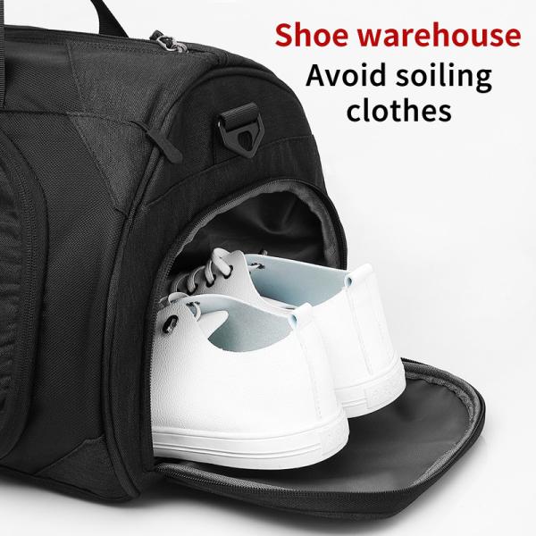 OEM Custom Logo Travel Duffel Backpack Garment Duffle Bag Multi Storey
