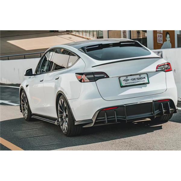 Auto Parts for Tesla MODEL Y Carbon Fiber Body Kit MODEL Y Upgraded MIW-style Carbon Fiber Front Shovel Diffuser Spoilerbody Kit