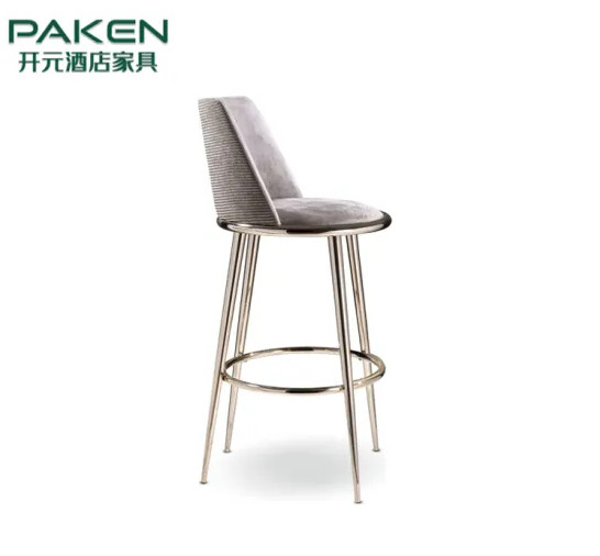 OHSAS18001 Melamine Surface Hotel Bar Counter Chair