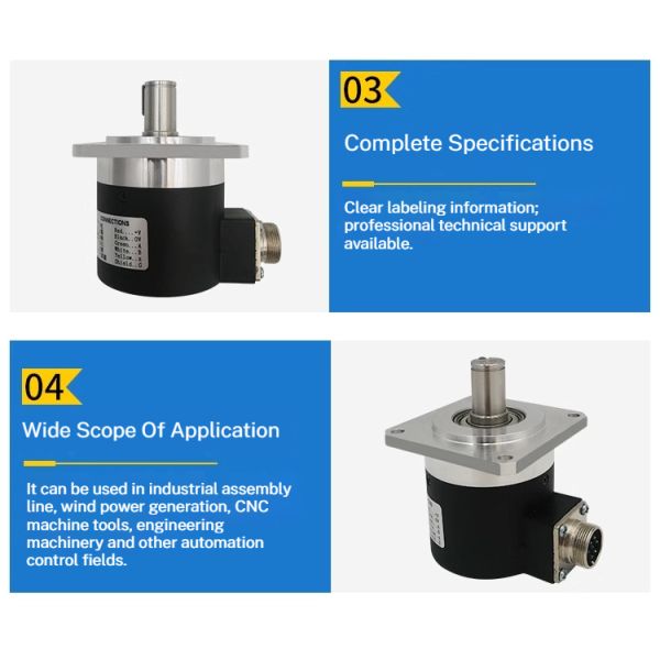 New Fanuc CNC Machine Tool Spindle Encoder MF5815C-1024BM-C526.003 Incremental Optical Rotary Servo Motor