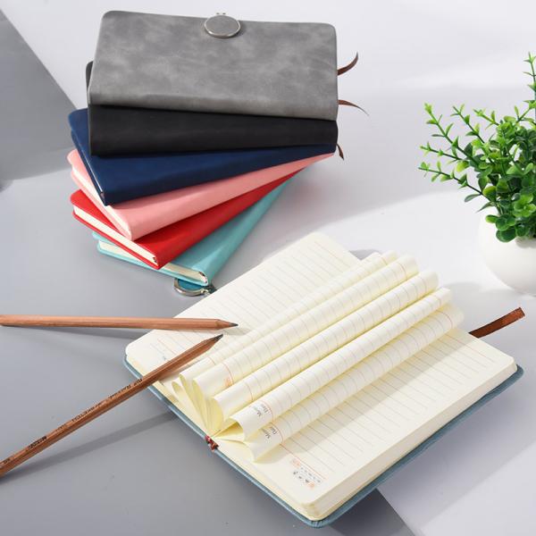 80 Sheets Recycled Paper Softcover Notebook for Custom Printing in Eco-friendly Kraft