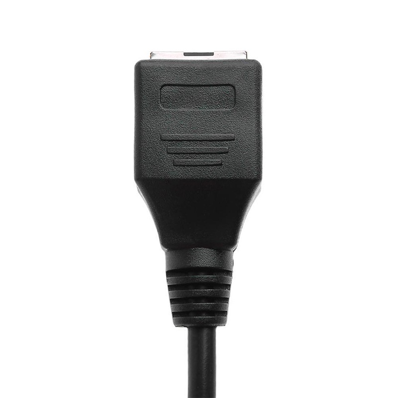 Удлинительный кабель электропитания ультратонкий плоский с портом кабеля USB заплел практически Двух-законченное аудио