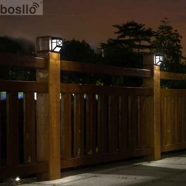 RoHS Солнечные настенные фонари на открытом воздухе 6000K ABS материал 1.2V 1300mA