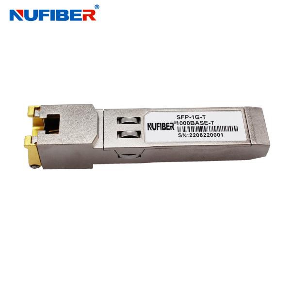 1.25Gb/s Copper Module 100m Compatible RJ45 Compatible with HP Huawei Finisar Cisco