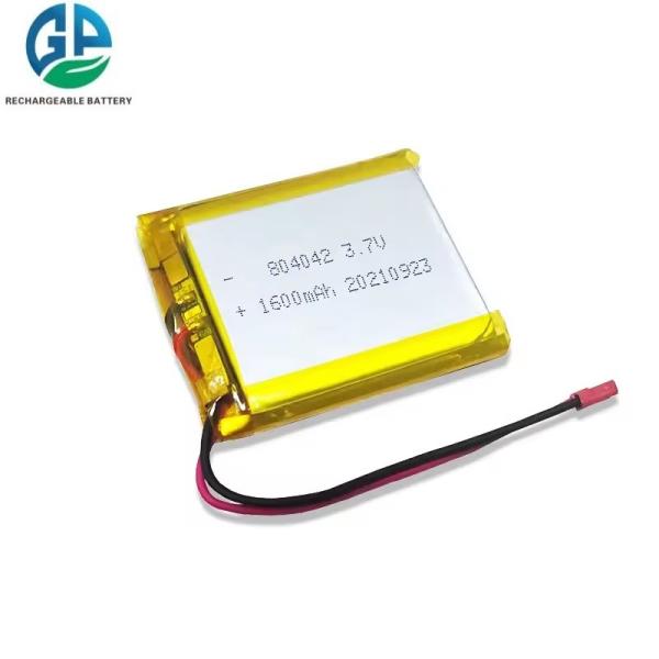 KC IEC62133 Approve 804042 3.7v 1600mah 1650mah Rechargeable Polymer Lithium Lipo Battery With Pcb Li-Polymer Battery