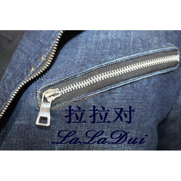 Black Tape Jackets YKk Teeth Silver Metal Zipper , 30 Inch  Heavy Duty Open Ended Zips