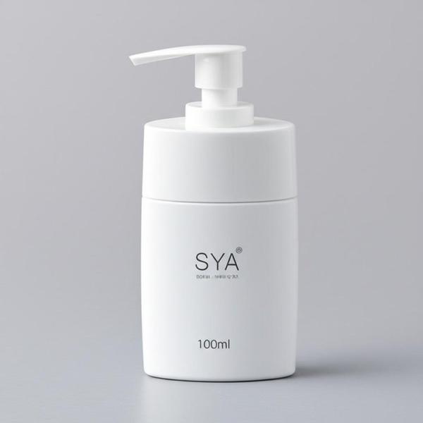 Botellas con bomba de operación con una sola mano, ecológicas, materiales PP, pasta de dientes, logotipo personalizado, 100 ml