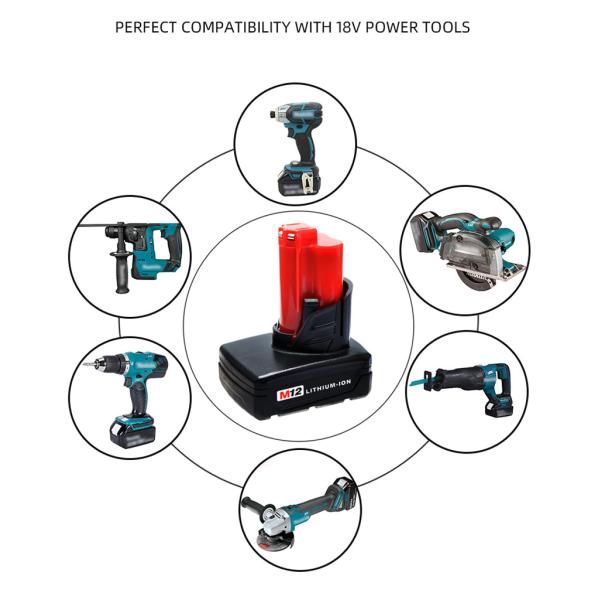 Универсалия 4,0 ах 12V литий-ионного аккумулятора электрического инструмента жизни длительного цикла