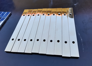 55x500x5mm Mirror Polished Aluminum Sheet