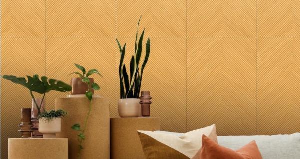 400x1200mm Wear-Resistant Green Yellow Porcelain Tiles AAA Grade