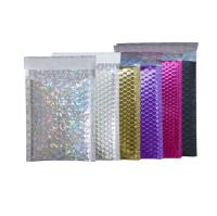Bolsa de correo de burbujas autoadhesiva Aluminizada Metálica Burbuja Sobres Naranja