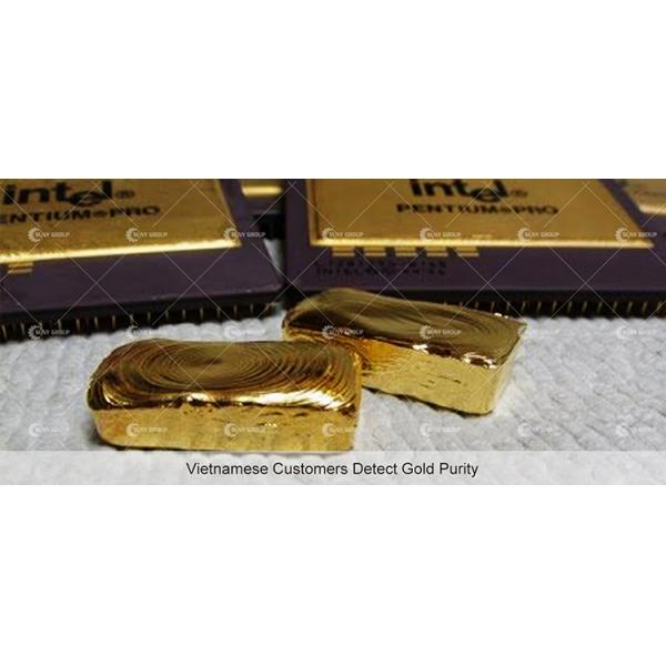 Машина для переработки золота мощностью 50-200 кг/ч для устойчивых заводов по переработке электронных отходов