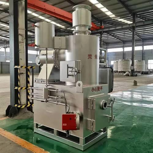 Solid Burner Dual Chambers Incinerator For Hospital Medical Waste Treatment In Food Beverage Shops