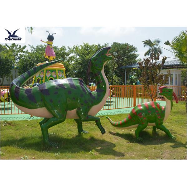 Lifelike Dinosaur Large Fiberglass Statues , Large Outdoor Animal Sculptures 