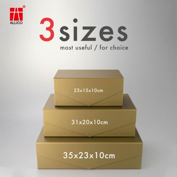 Rectangle Foldable Packaging Box Magnetic Closure 3.5 - 6.5 Inches