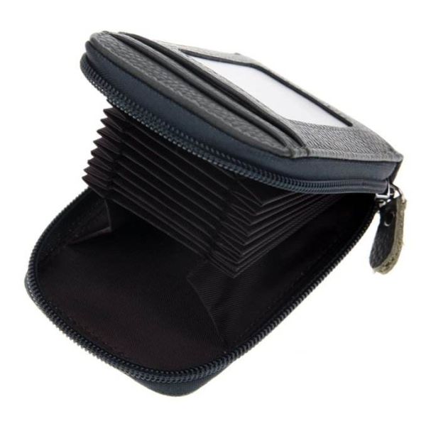 Fashion Genuine Leather Credit Card Wallet Holder Travel Card Holder Custom Sized
