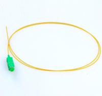 Revestimento exterior do cabo do PVC da cor do amarelo da trança da fibra ótica da palavra simples 0.9mm da manutenção programada de SC/APC