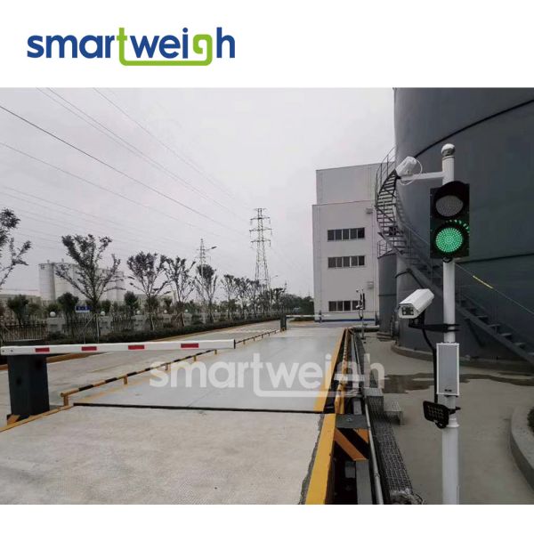 Heavy Duty Anti Cheating Vehicle Scales Weighing Systems 200T Unmanned Weighbridge Systems