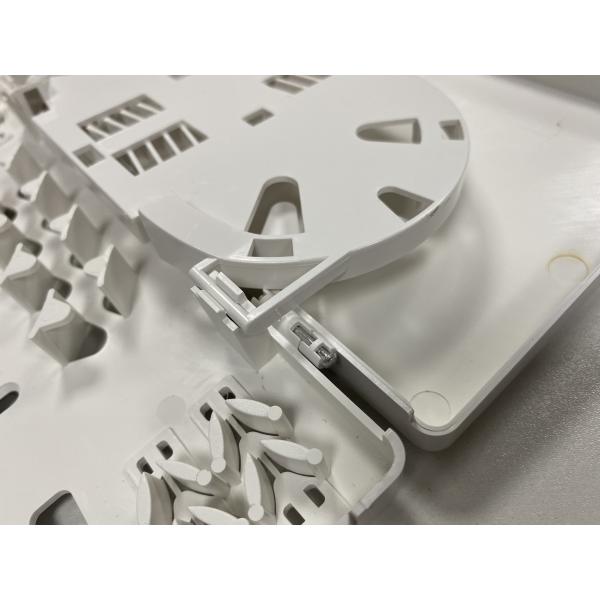 Fiber Optic Termination Box for FTTH Indoor Wall Mount with 8 Core Capacity