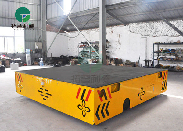 Mecanum Wheel Motorized Automated Mold Transport Trackless Electric Flat Transfer Vehicle