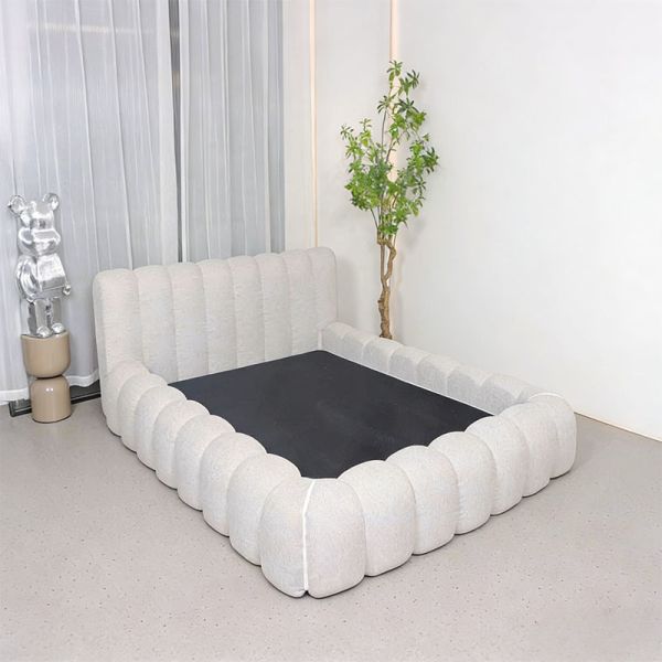 Modern Compressible Modular Bed Box Vacuum-Sealed Space-Saving Soft High-Density Pure Sponge Eco-Friendly Fabric Compressed Bed