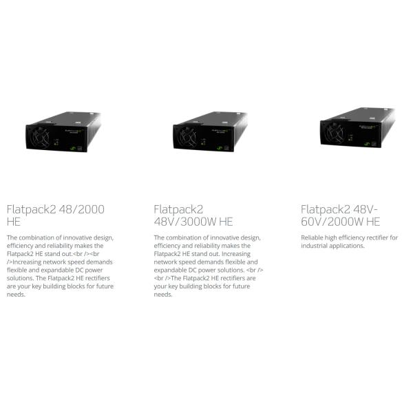 Системы Flatpack2 48V/24kW выпрямителя тока телекоммуникаций