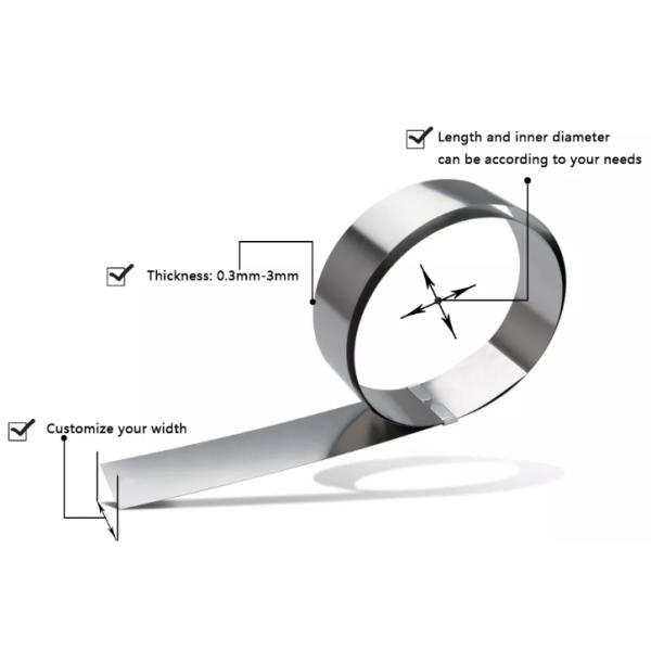 ASTM DIN AISI 304 316 Corrosion Resistant Stainless Steel Strip 10-500MM