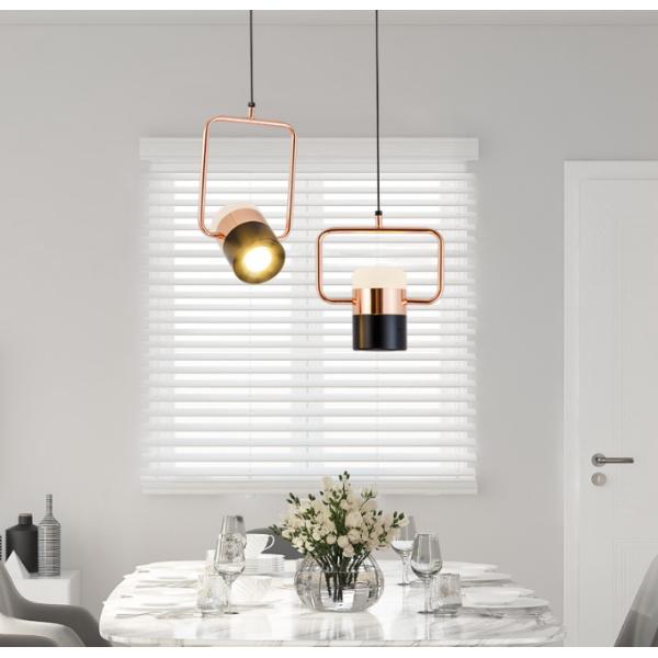 Led Modern Electroplated Golden Decorative Chandelier Copper Pendant Lamp