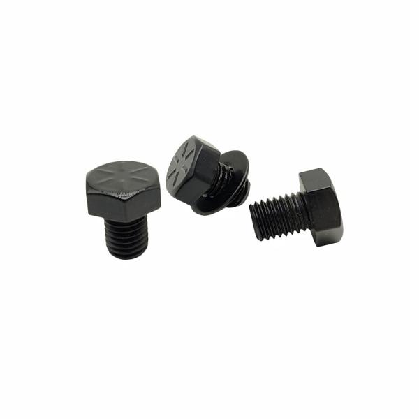8.8 Grau de aço inoxidável Hexagonal Externo parafusos de pintura Branco Preto Externo Hexagonal