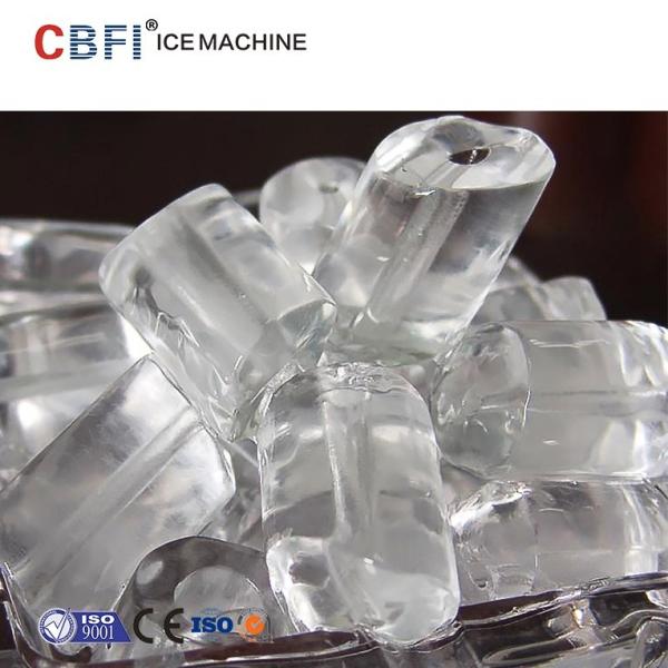 Energy Efficiency 22mm Ice Tube Machine Water Cooling With Condenser