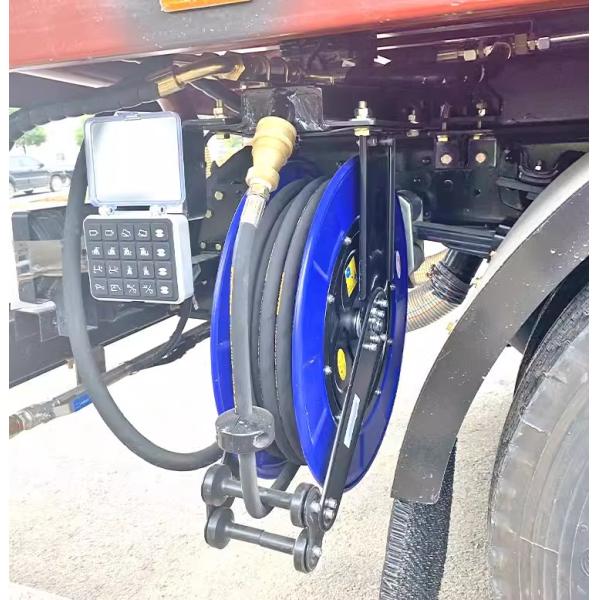 Street Sweeper Washing Hose Reel: 20-Meter Hose, Perfect for Road Washing & Street Dust/Garbage Cleaning