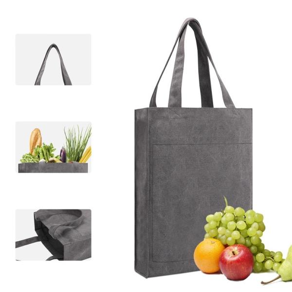 Reusable Eco Friendly Custom Shopping Bags Women'S Canvas Handbags Purses 13X3X16