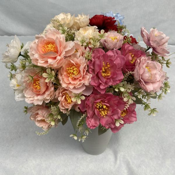 Wedding set, home photography props, peony simulation bouquet