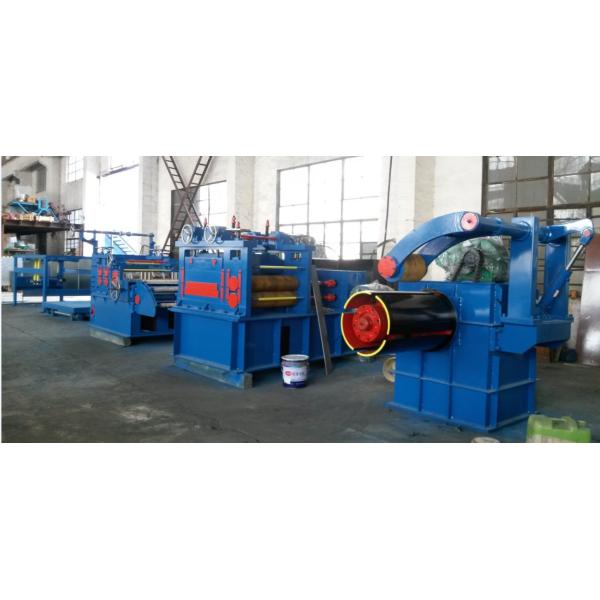 PLC Metal Slitting Line 50m/ Min 10kw Cut To Length Machine