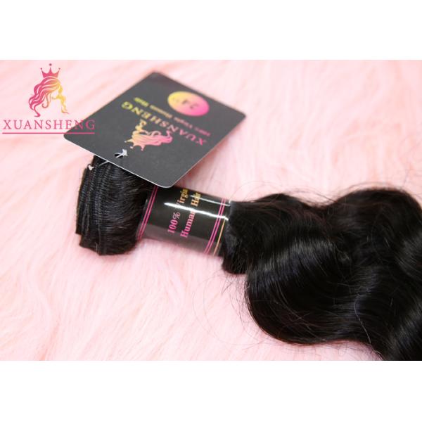 Unprocessed Virgin Malaysian Human Hair Loose Wave Extensions Full Cuticle