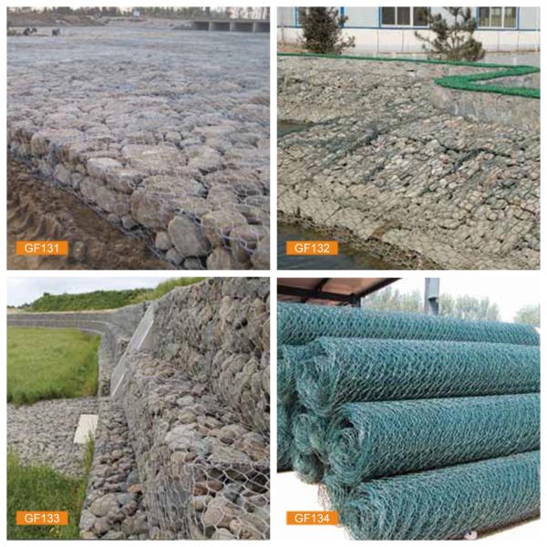 Сплетенный Pvc высоты Galvanzied 1.0m покрыл гибкость провода коробки Gabion сильную