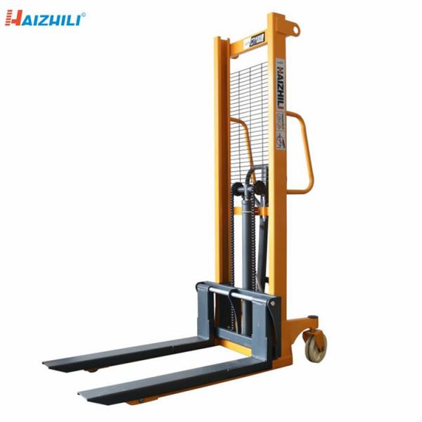 Hydraulic Mobile Pallet Lift Easy Operation 1000kg Single Mast Structure