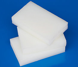Лист 60 x 600 x 1200mm Derlin/POM/белый просвечивающий пластичный лист